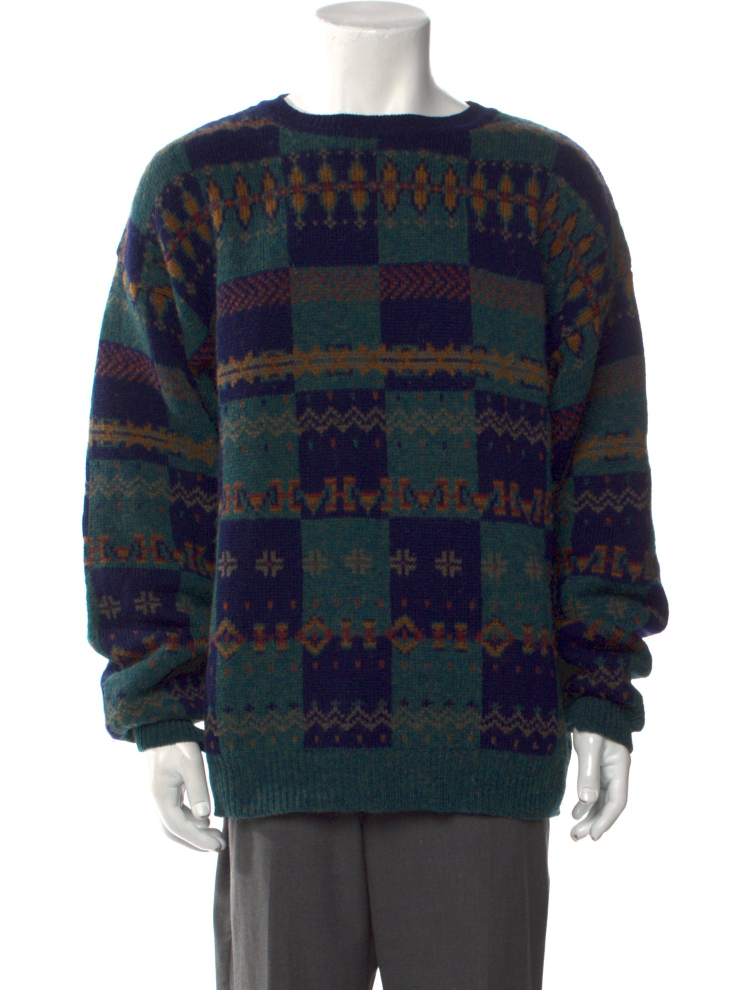 Woolrich Wool Printed Pullover
