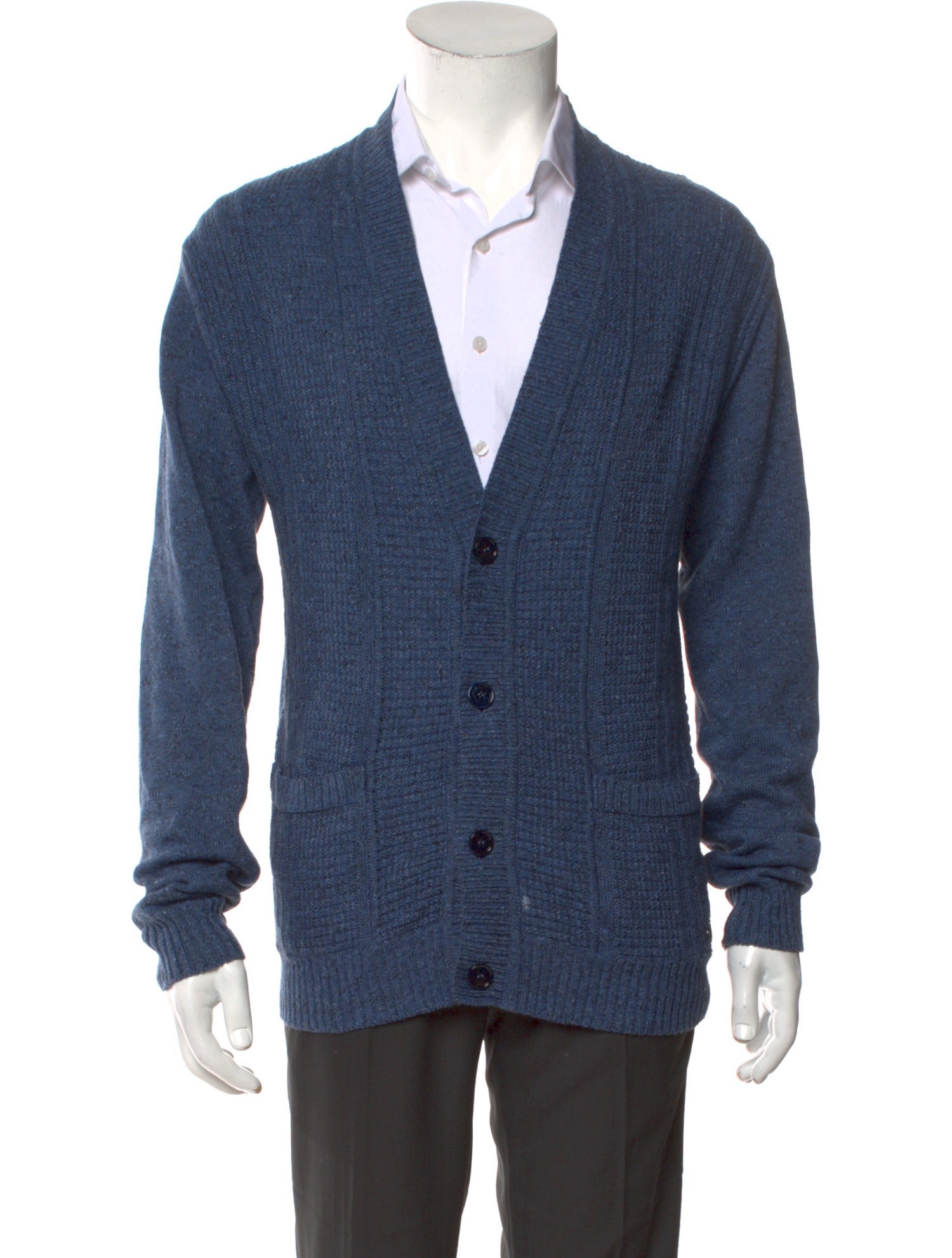 Woolrich V-Neck Long Sleeve Cardigan