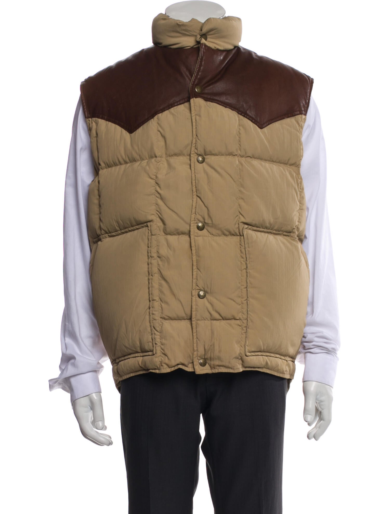 Woolrich Colorblock Pattern Vest