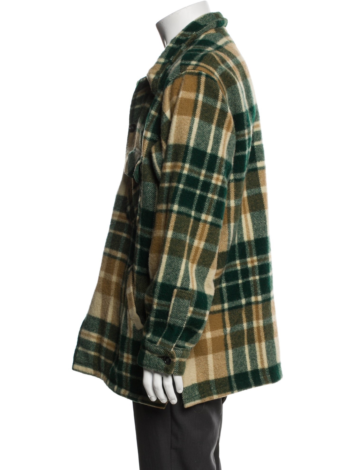 Woolrich Wool Plaid Print Jacket