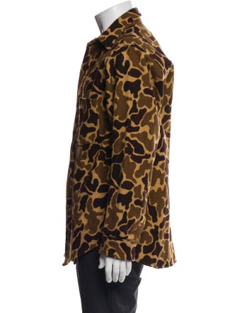 Woolrich Virgin Wool Printed Utility Jacket