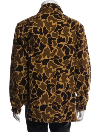 Woolrich Virgin Wool Printed Utility Jacket