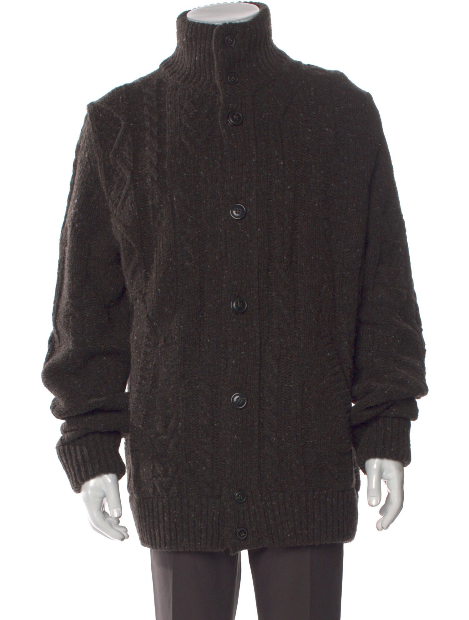 Woolrich Wool Turtleneck Cardigan