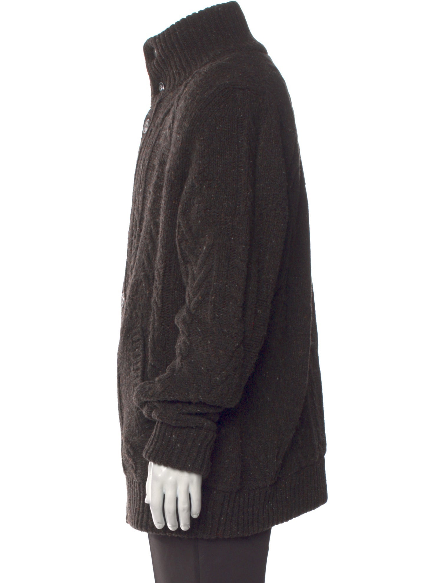 Woolrich Wool Turtleneck Cardigan