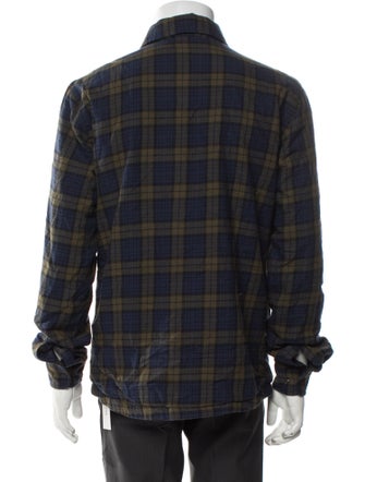 Woolrich Plaid Print Trucker Jacket