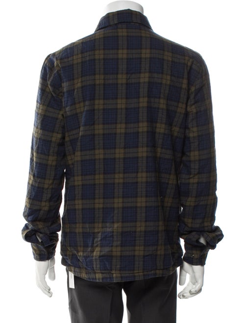 Woolrich Plaid Print Trucker Jacket