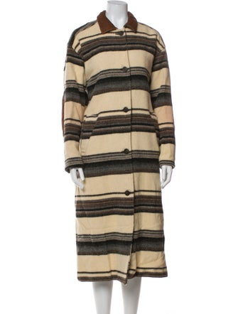 Woolrich Wool Striped Coat