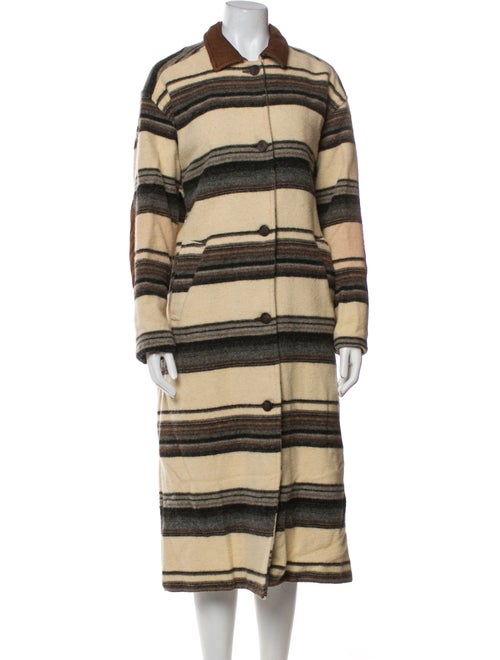 Woolrich Wool Striped Coat