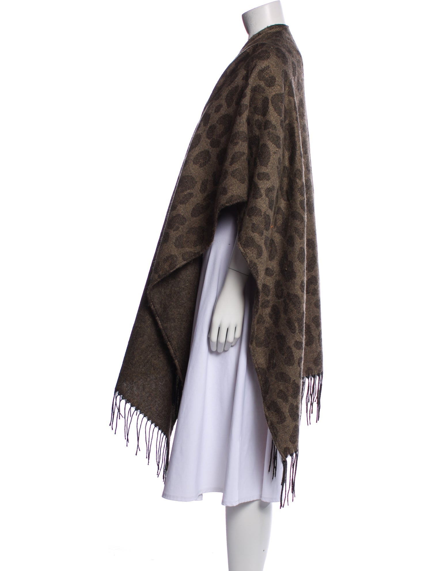 Woolrich Animal Print V-Neck Sweater