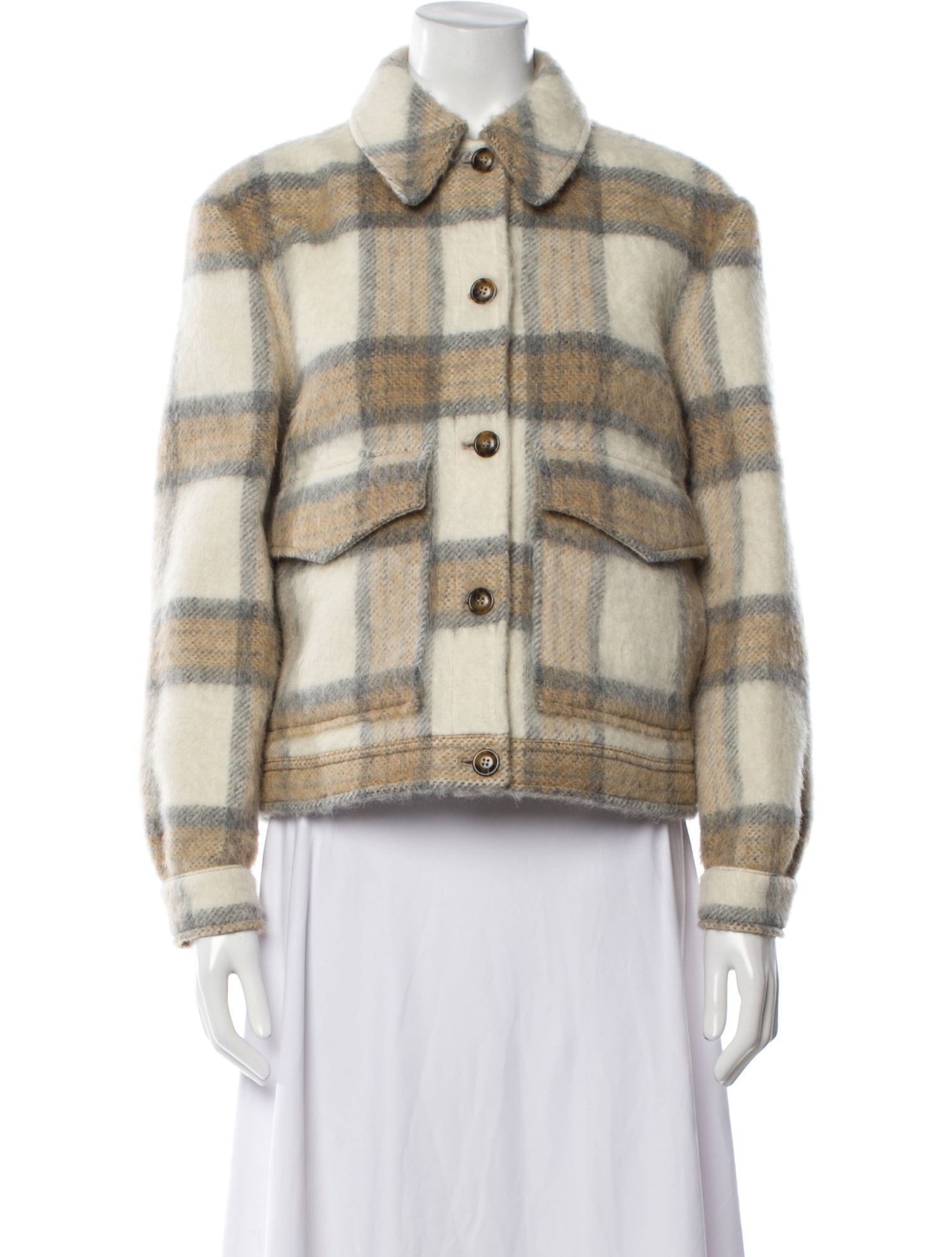 Woolrich Plaid Print Jacket