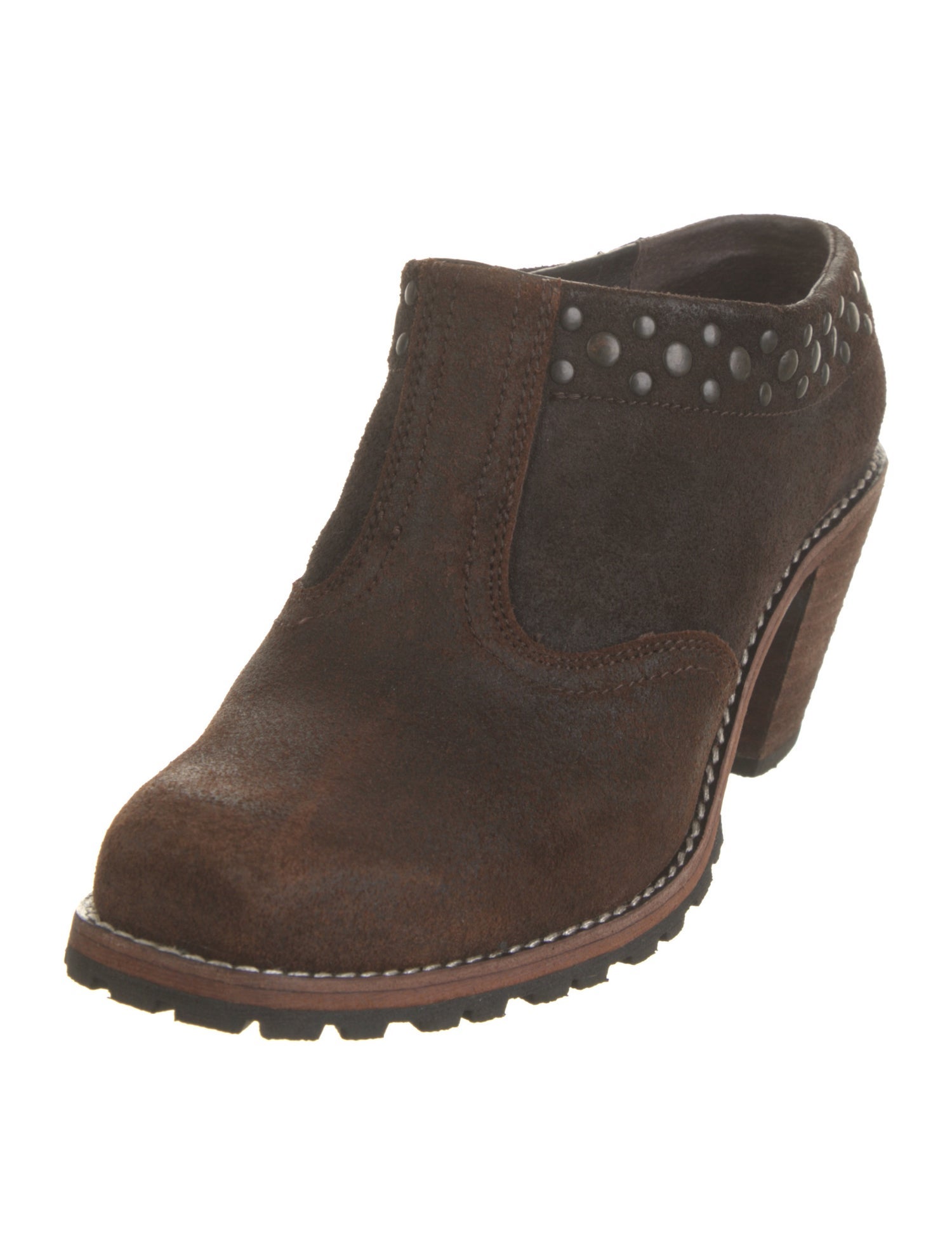 Woolrich Suede Studded Accents Boots