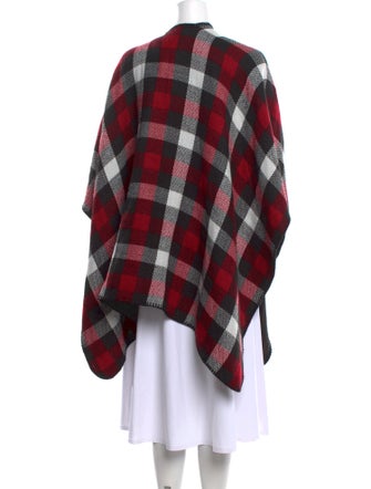 Woolrich Plaid Print V-Neck Sweater