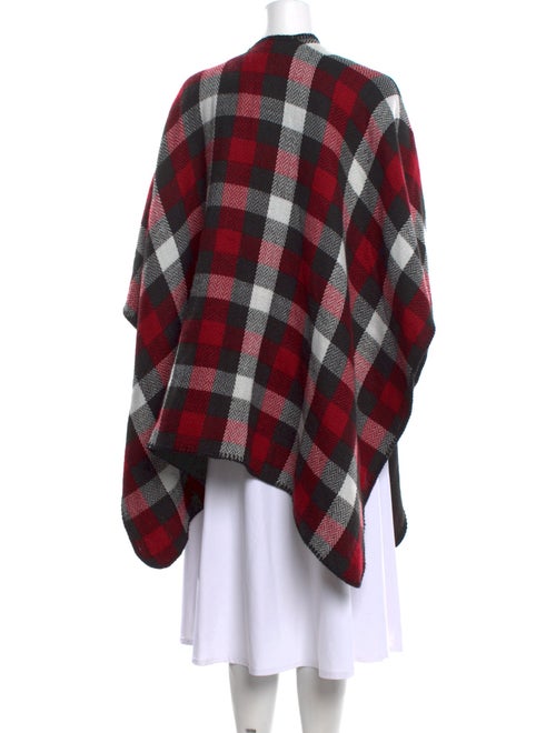 Woolrich Plaid Print V-Neck Sweater