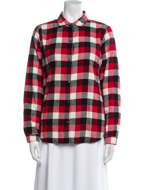 Woolrich Plaid Print Bomber Jacket