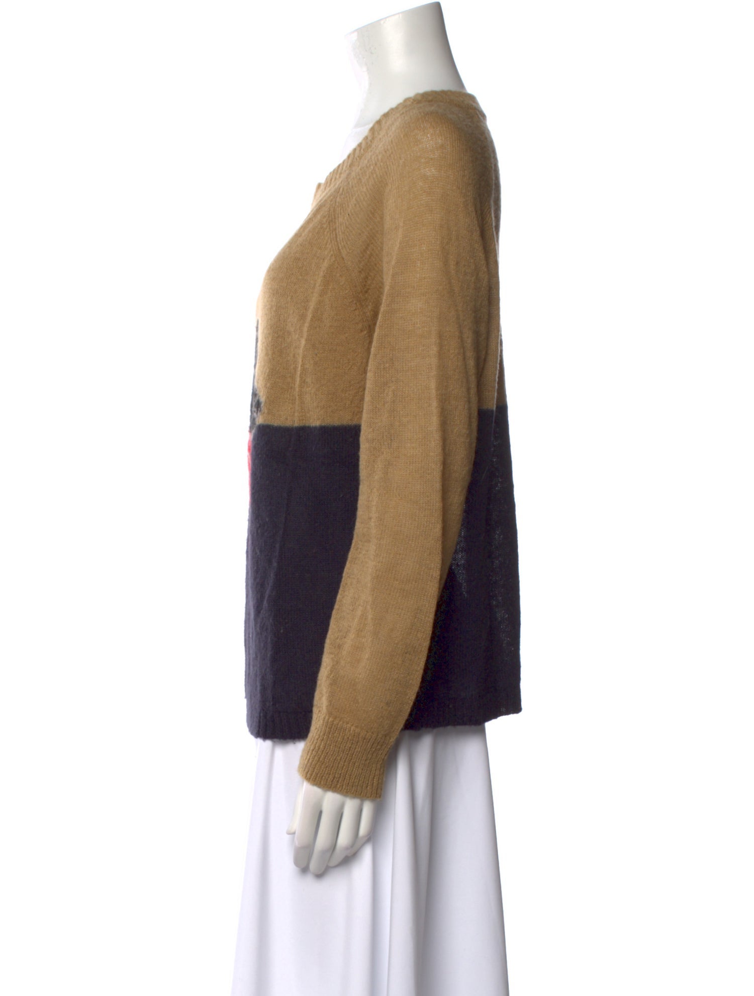 Woolrich Graphic Print Scoop Neck Sweater