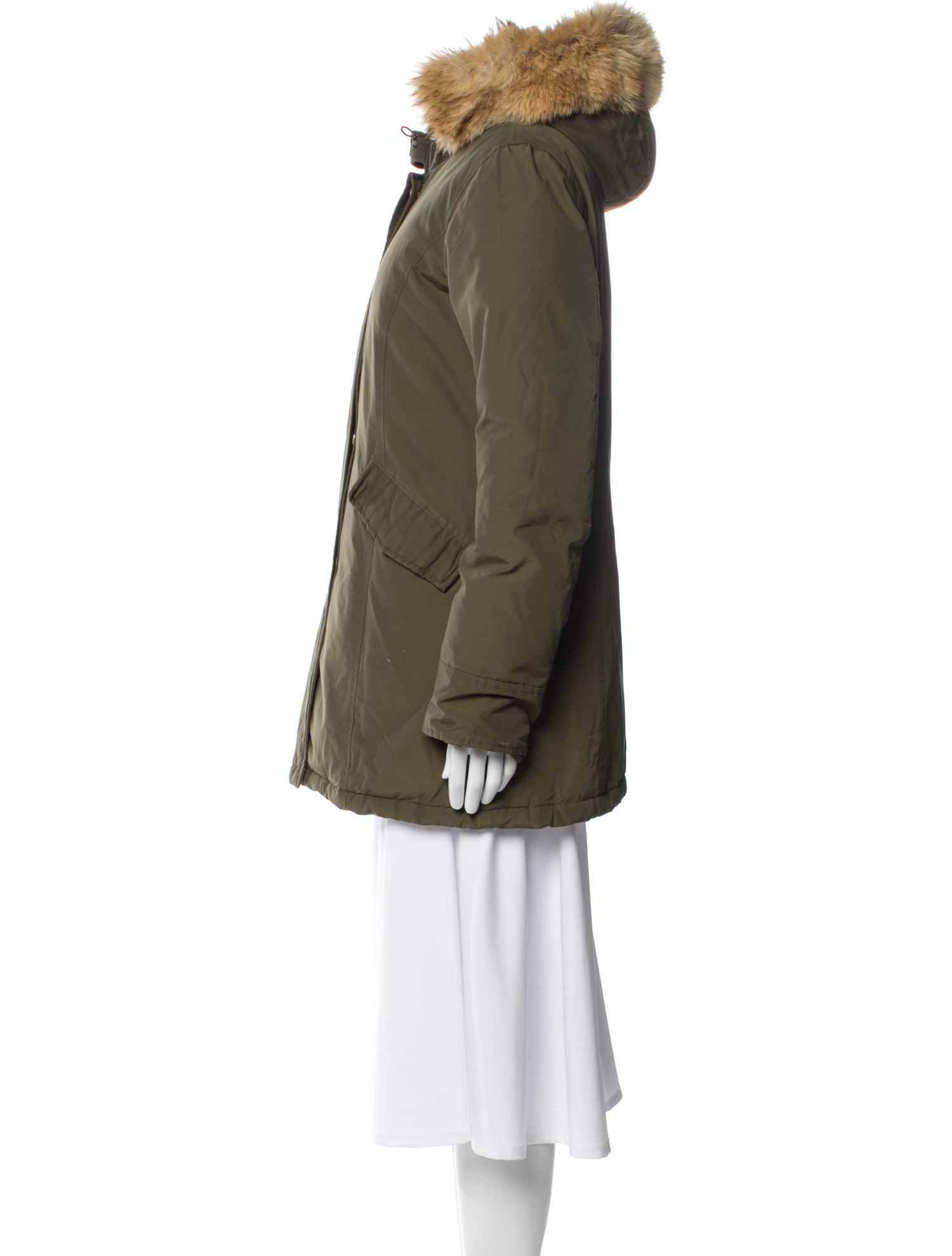 Woolrich Colorblock Pattern Parka