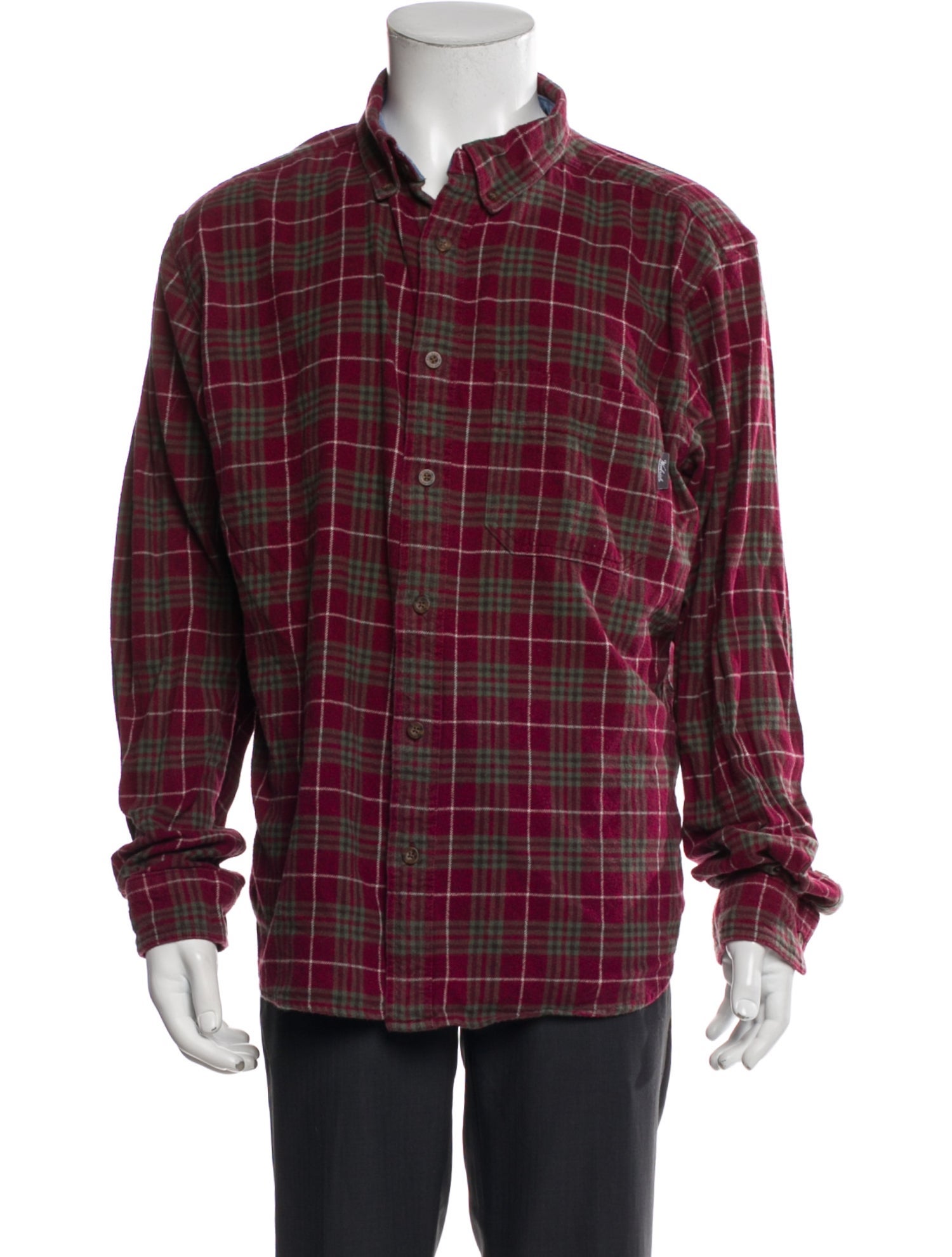 Woolrich Plaid Print Long Sleeve Shirt
