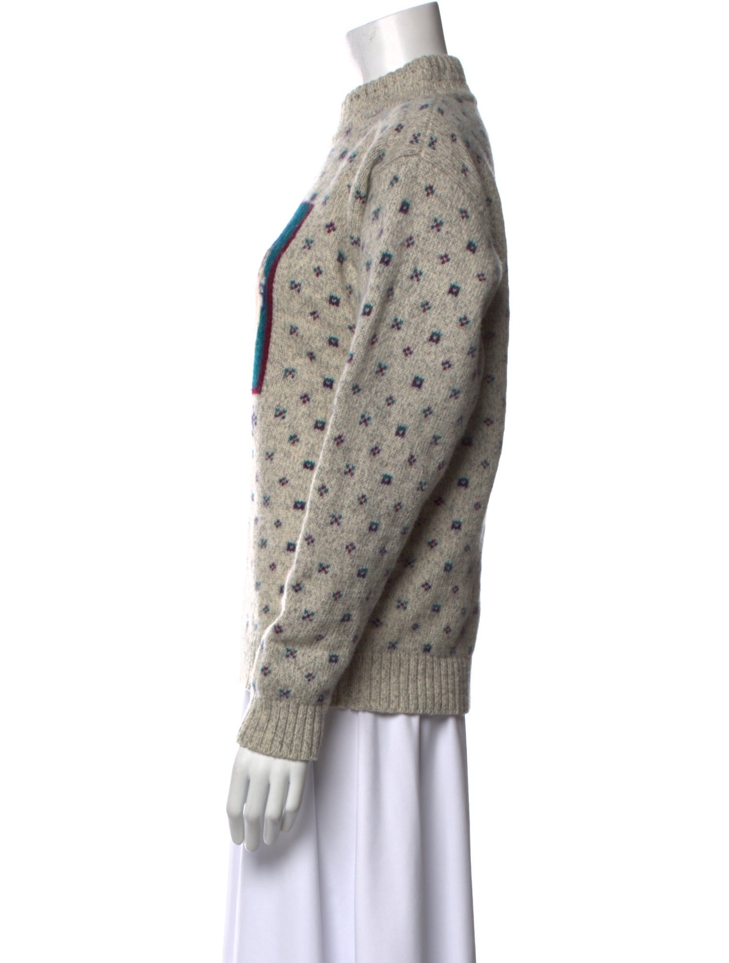 Woolrich Wool Printed Sweater