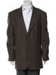 Woolrich Lambswool Houndstooth Print Blazer