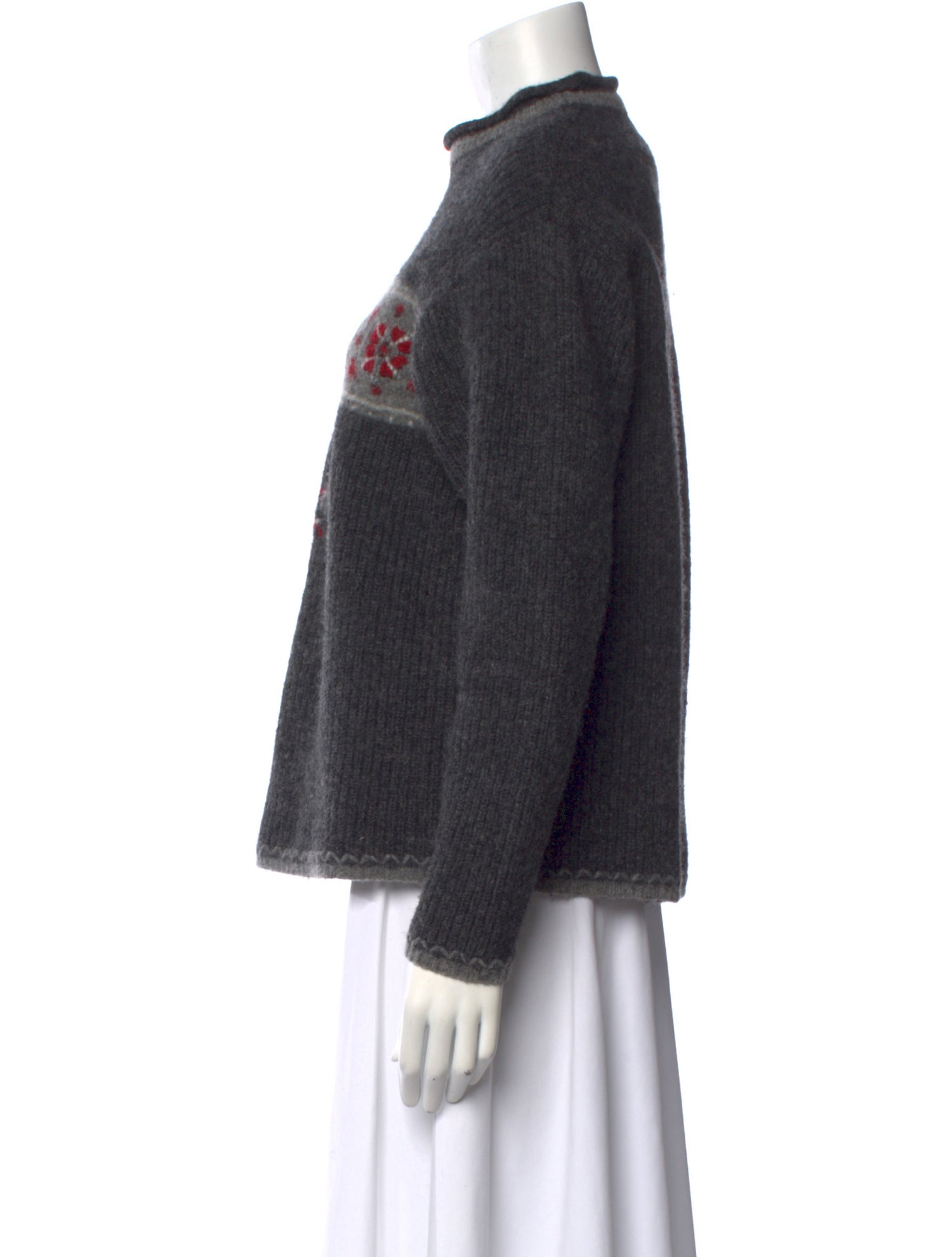 Woolrich Wool Graphic Print Sweater