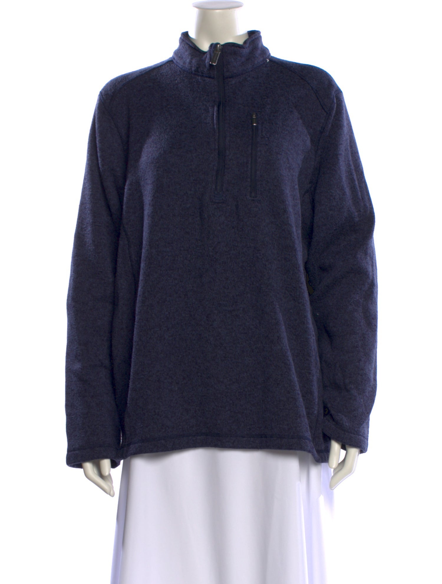 Woolrich Mock Neck Long Sleeve Sweatshirt