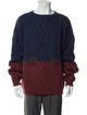 Woolrich Wool Colorblock Pattern Pullover