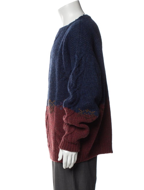 Woolrich Wool Colorblock Pattern Pullover