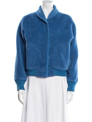 Pre-owned Woolrich Bomber Jacket In Blue
