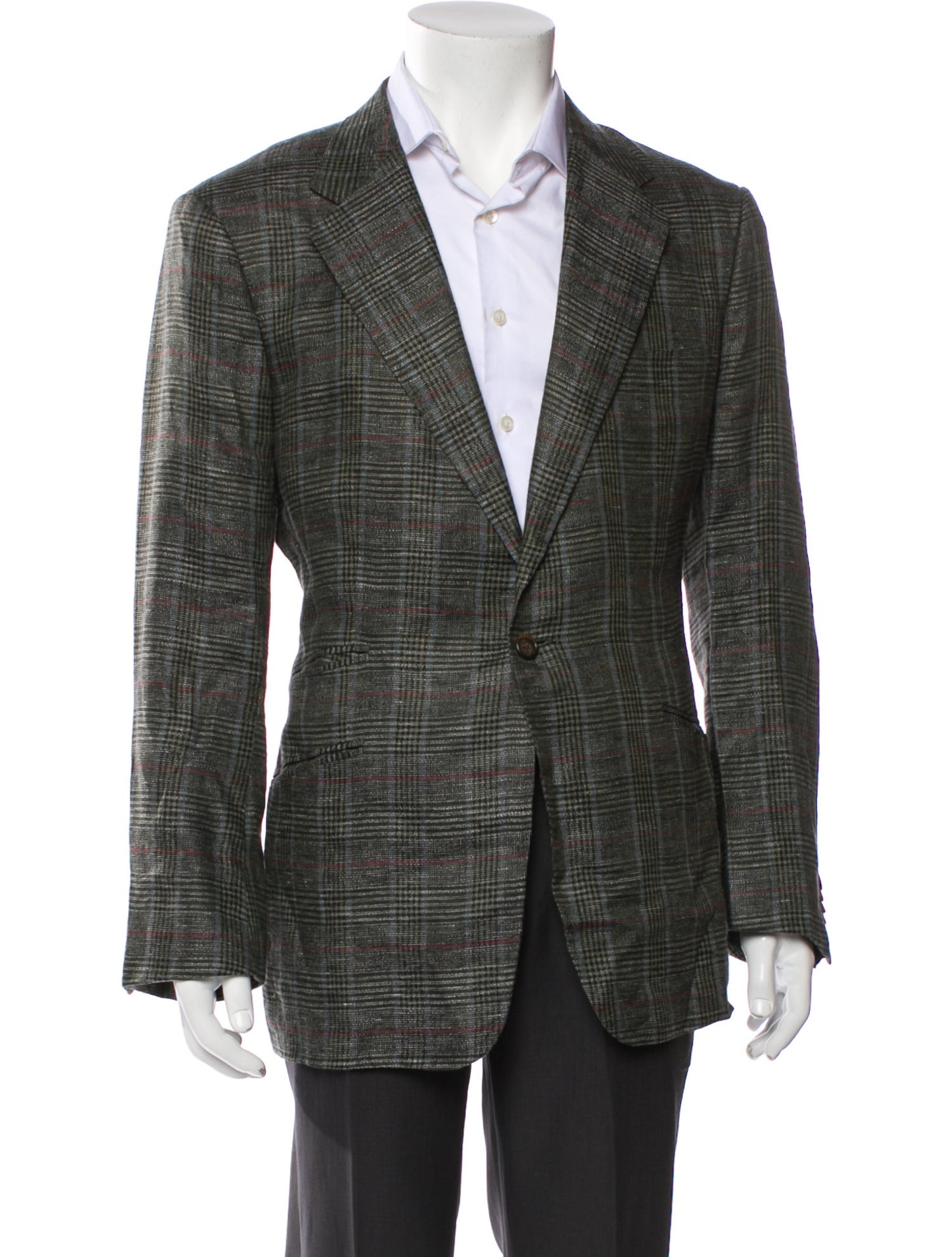 Richfresh Plaid Print Blazer