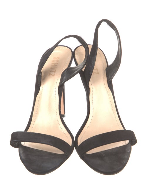 Richard Schultz Suede Slingback Sandals
