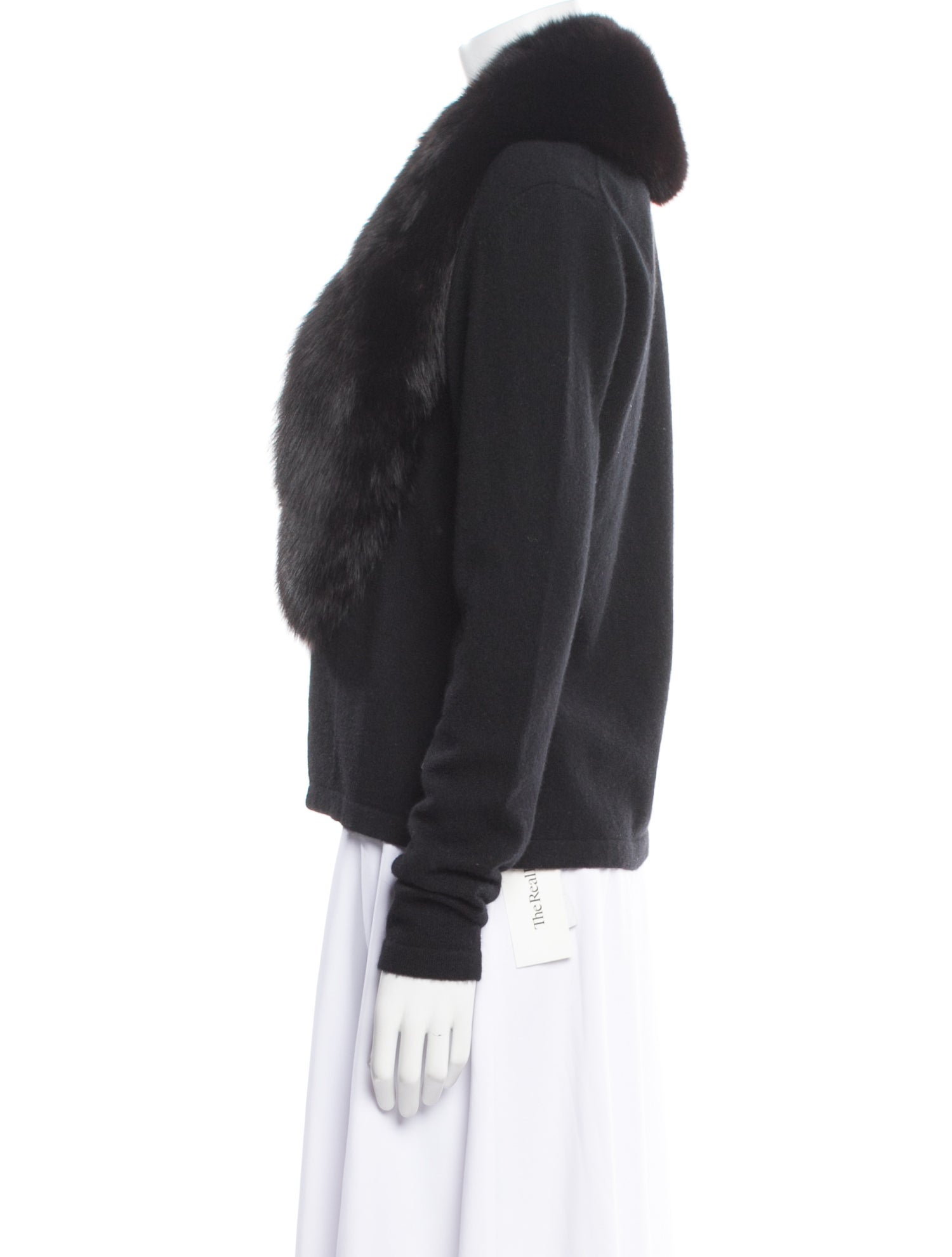 Randolph Duke Cashmere Open Front Sweater