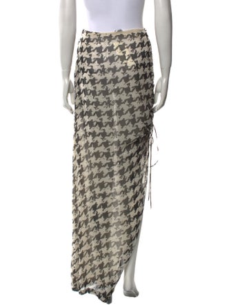 Randolph Duke Silk Long Skirt