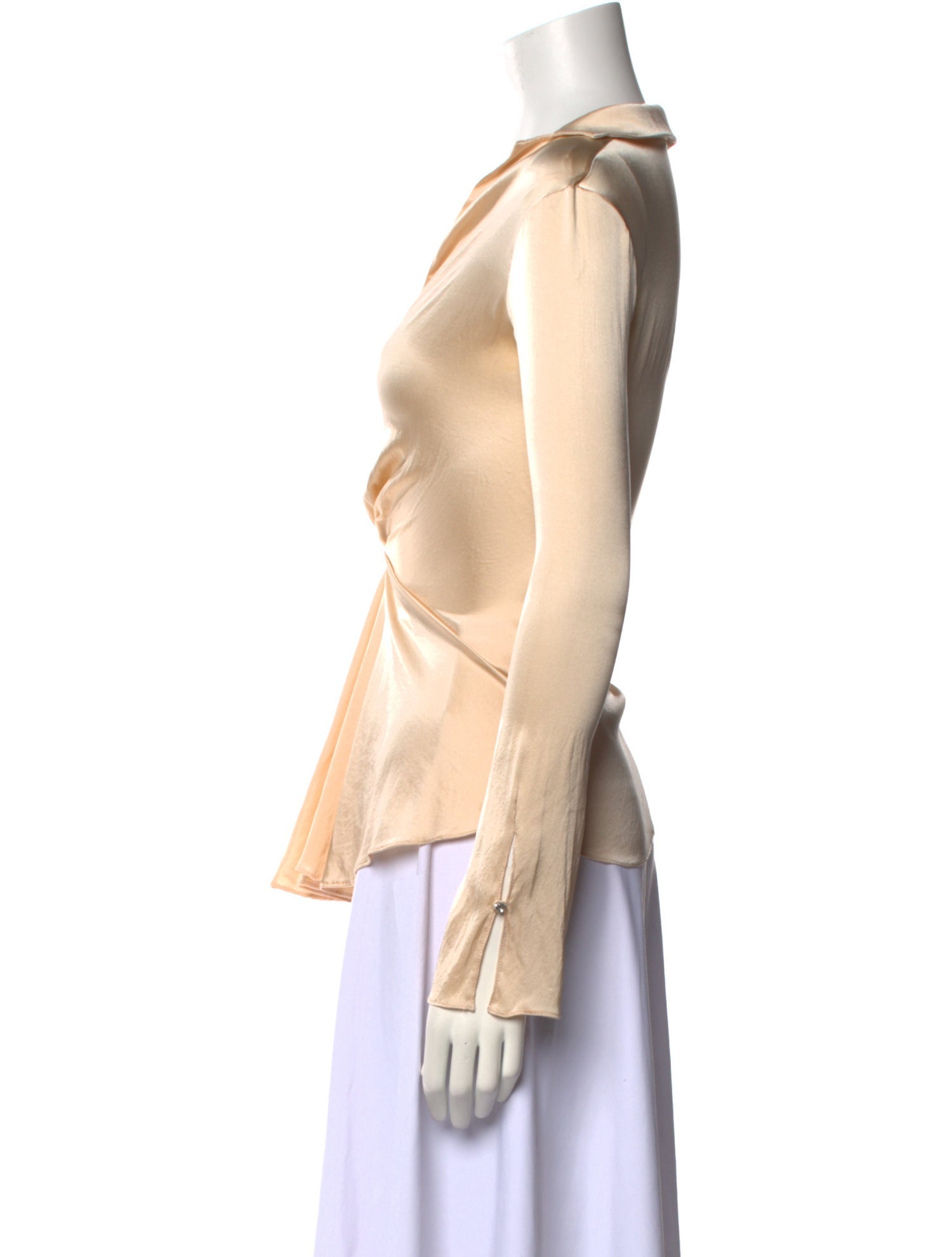 Randolph Duke V-Neck Long Sleeve Blouse