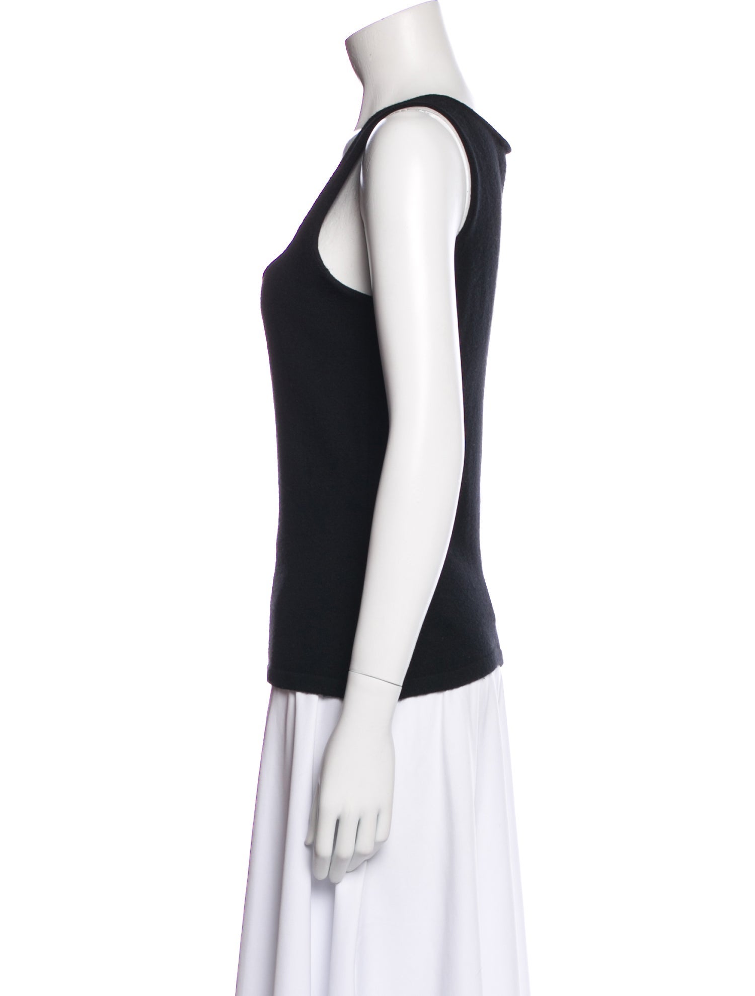 Randolph Duke Square Neckline Sleeveless Top