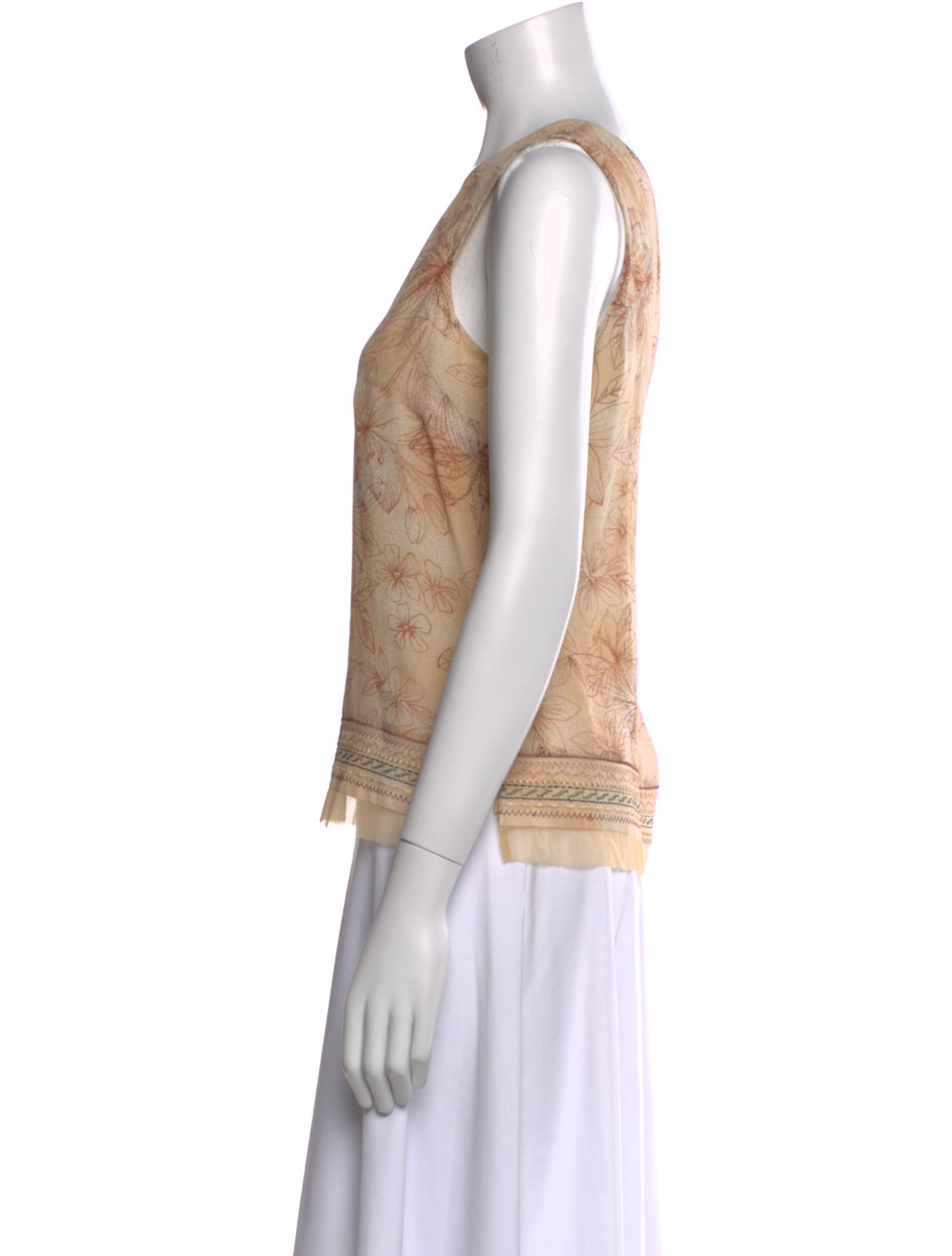 Randolph Duke Silk Printed Top