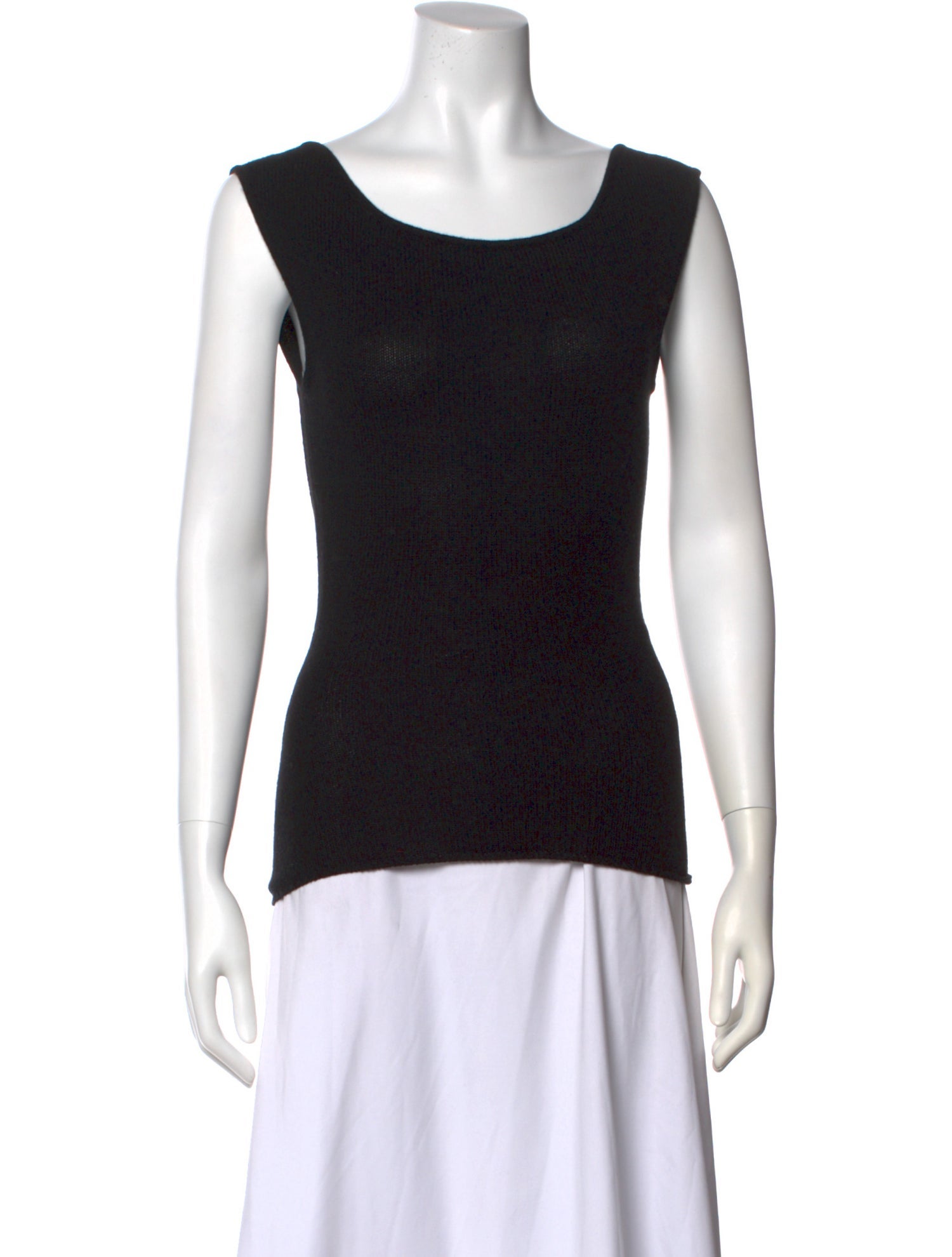 Randolph Duke Cashmere Scoop Neck Top