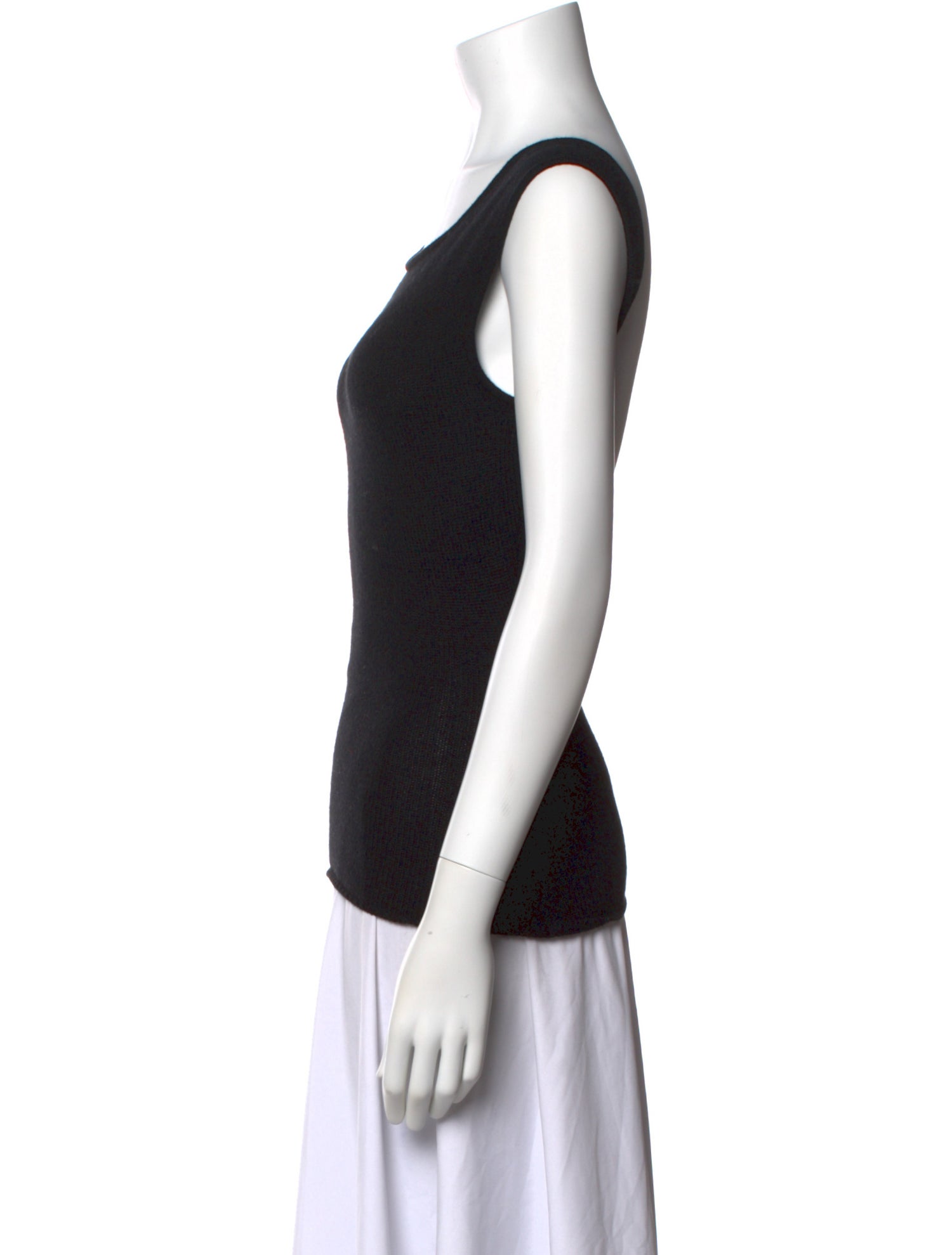 Randolph Duke Cashmere Scoop Neck Top