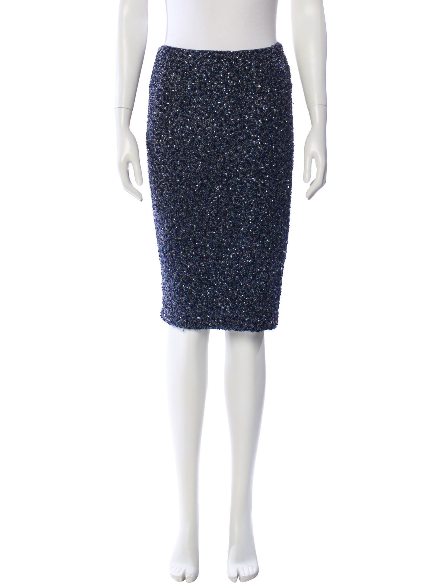 Randolph Duke Sequin Embellishments Knee-Length Skirt