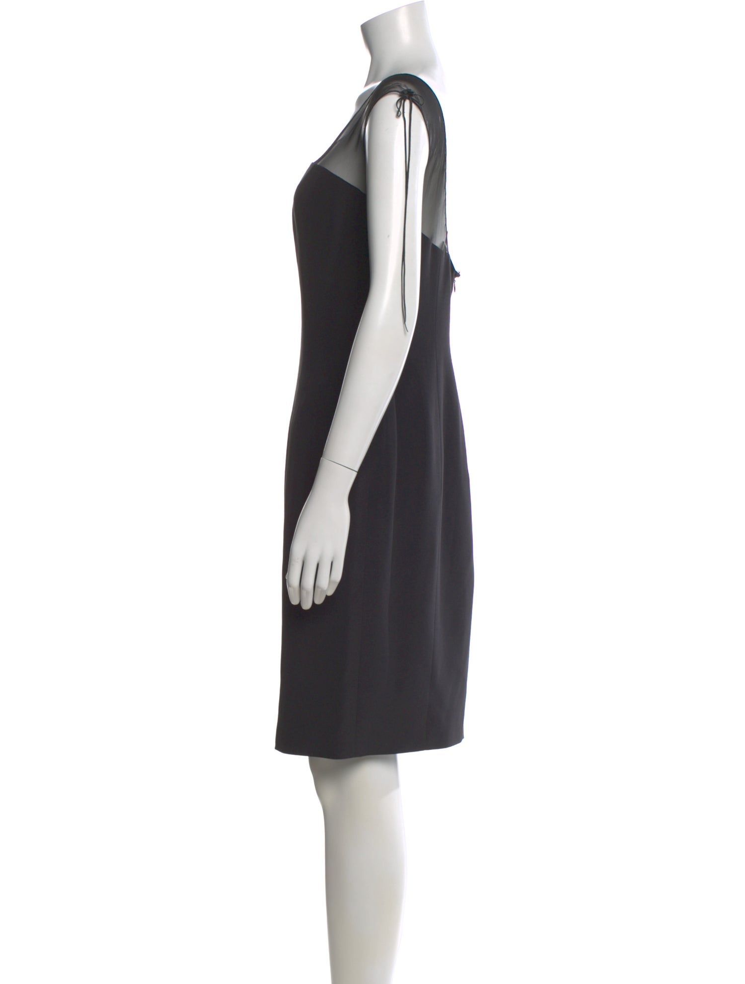 Randolph Duke Scoop Neck Mini Dress