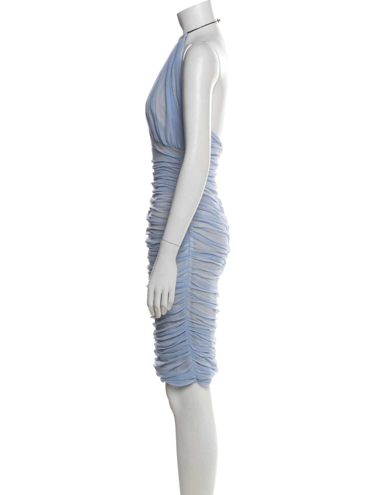 Randolph Duke Halterneck Knee-Length Dress