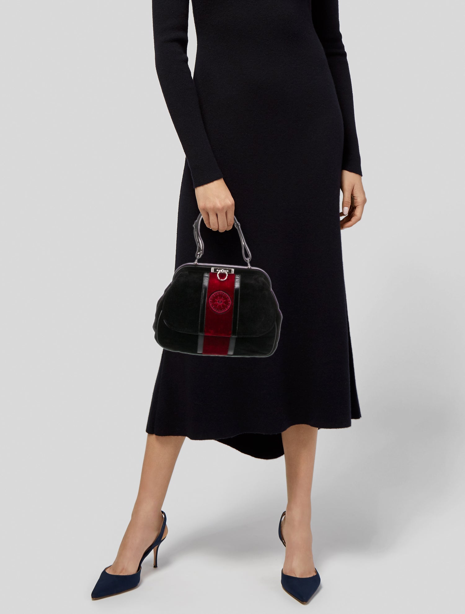 Roberta di Camerino Terry Cloth Top Handle Bag