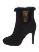 Roberta di Camerino Suede Crystal Embellishments Boots