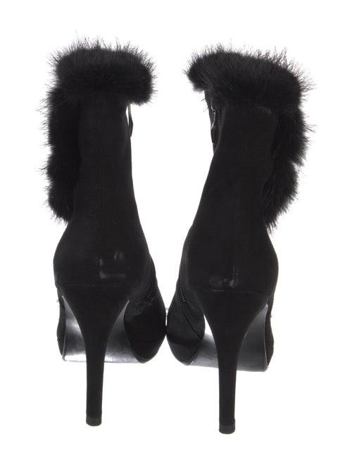 Roberta di Camerino Suede Crystal Embellishments Boots