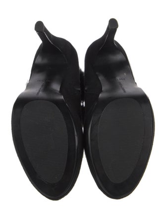 Roberta di Camerino Suede Crystal Embellishments Boots