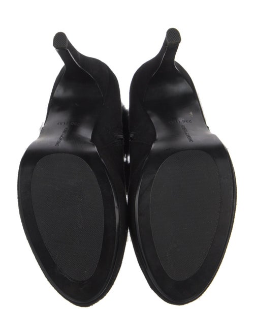 Roberta di Camerino Suede Crystal Embellishments Boots