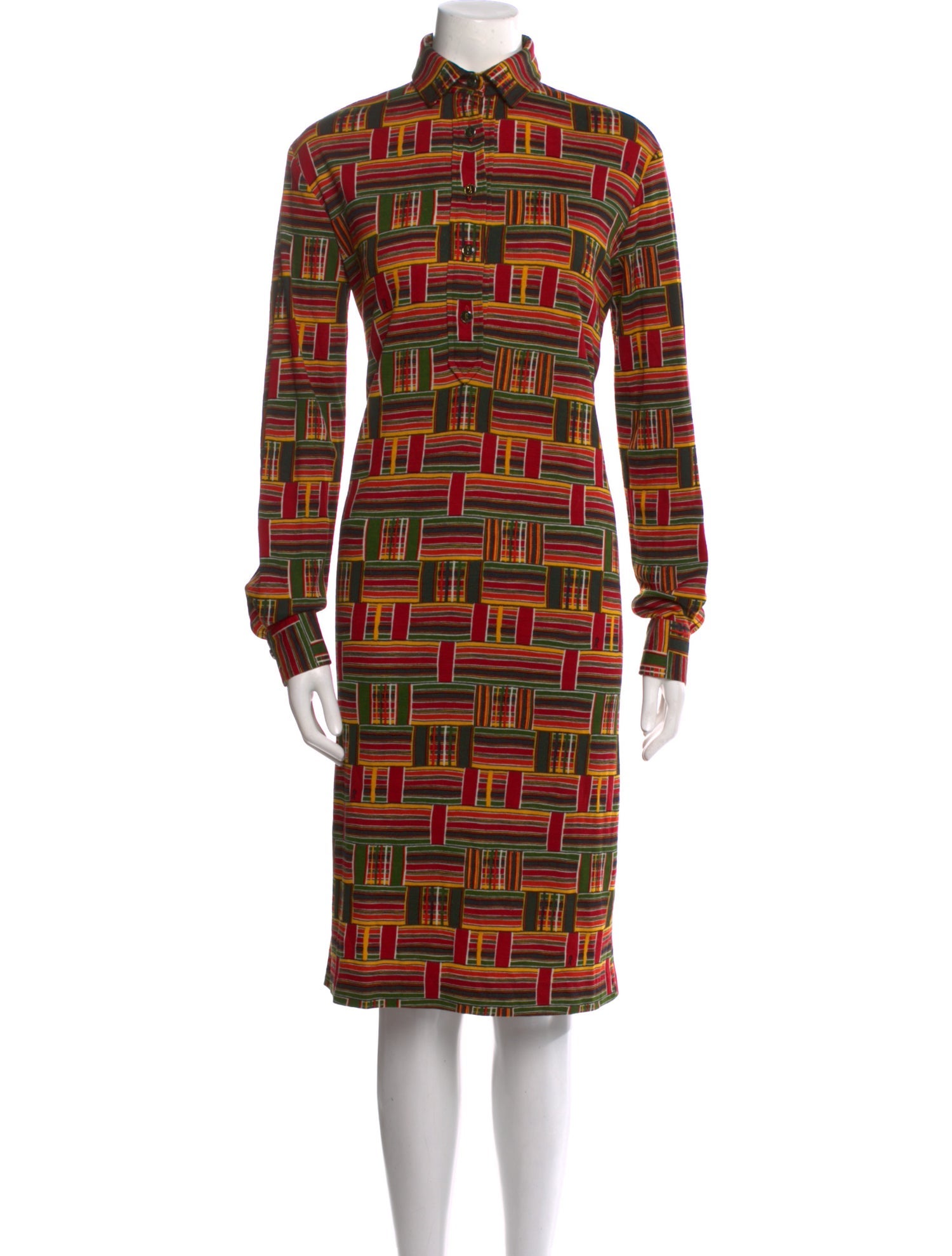 Roberta di Camerino Wool Midi Length Dress