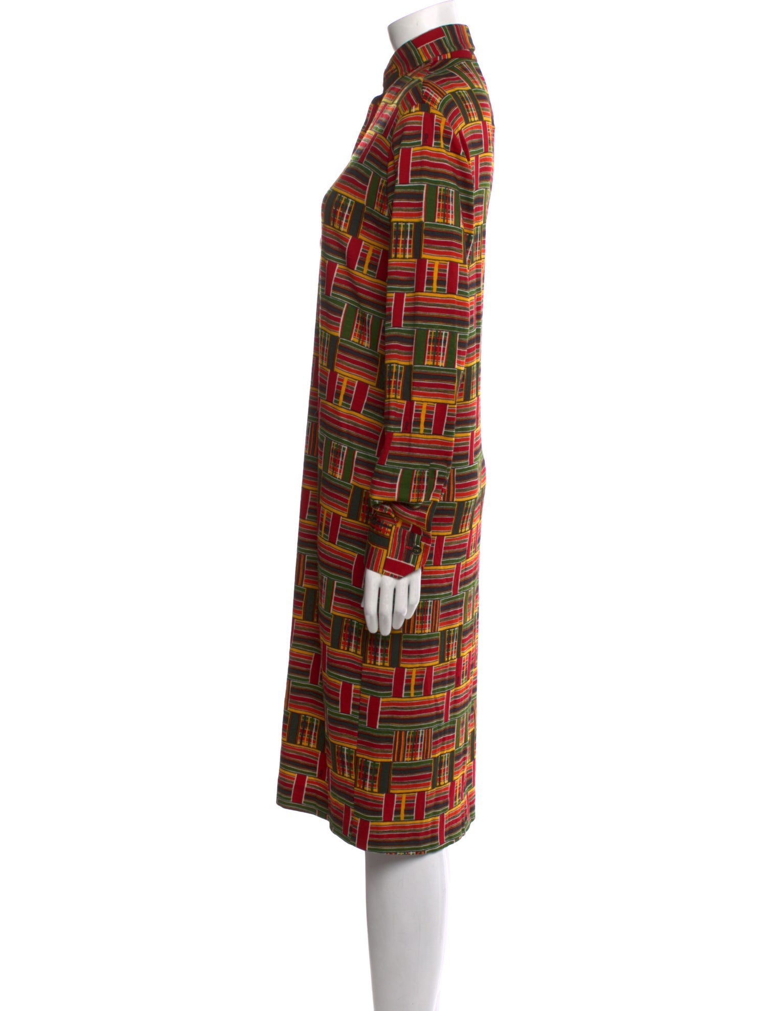 Roberta di Camerino Wool Midi Length Dress