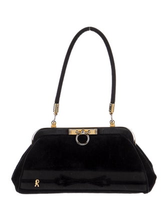 Roberta di Camerino Velvet Top Handle Bag