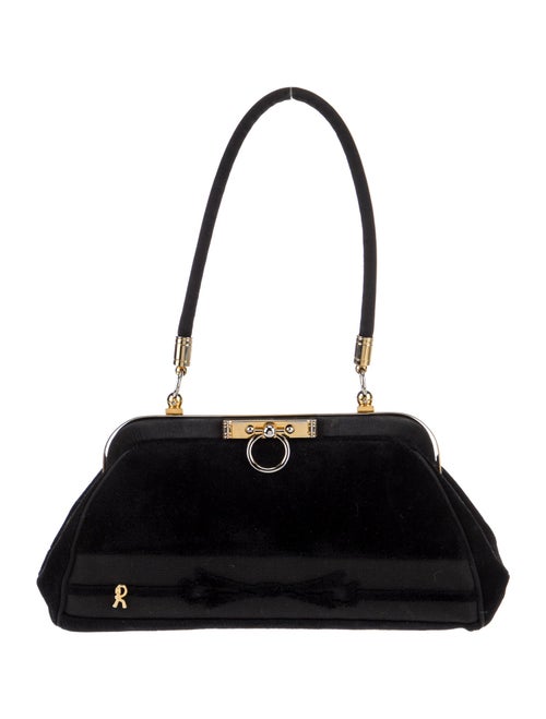 Roberta di Camerino Velvet Top Handle Bag