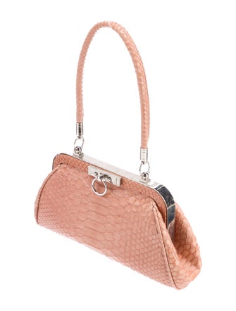 Roberta di Camerino Python Top Handle Bag